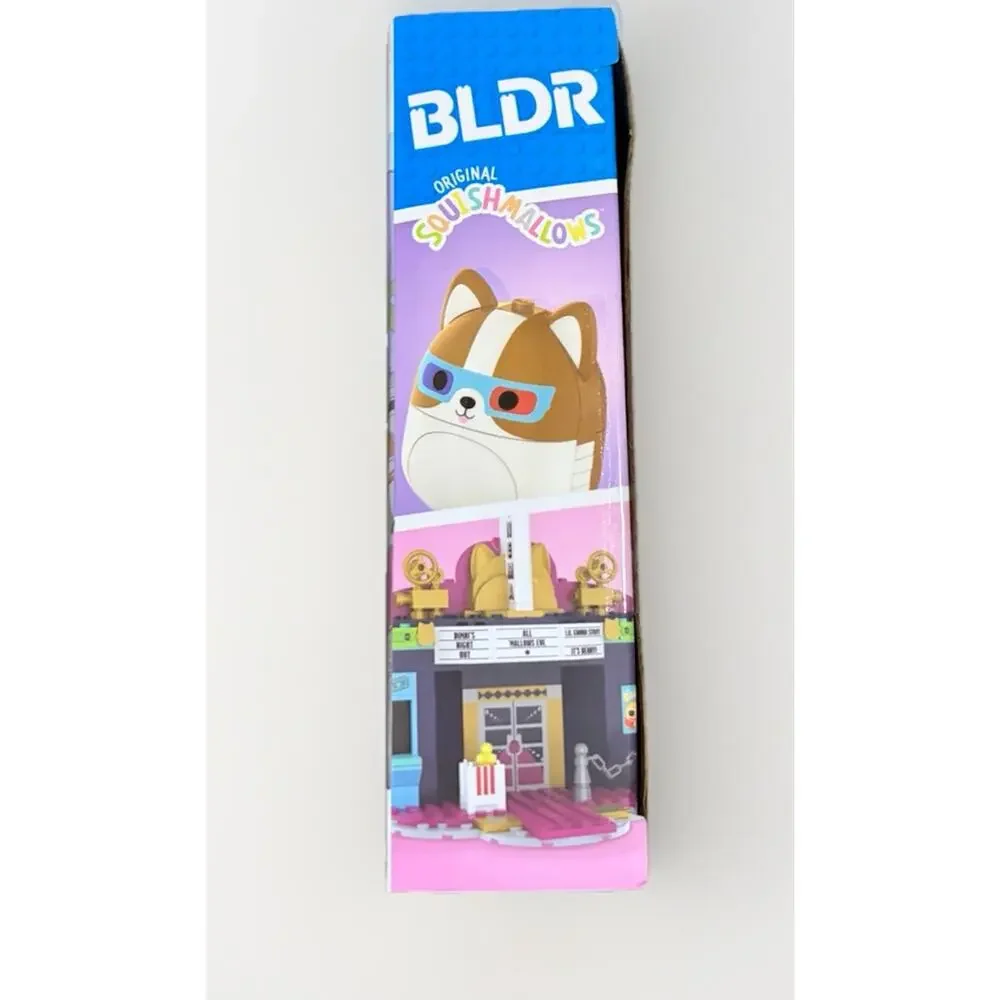 BLDR Squishmallows Movie Theater Set Reginald 128pcs Building Block Toy 8+ NEW